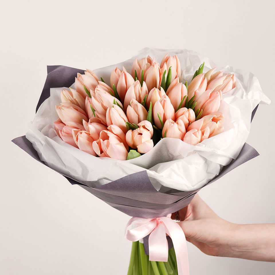 Precious Peach Tulips